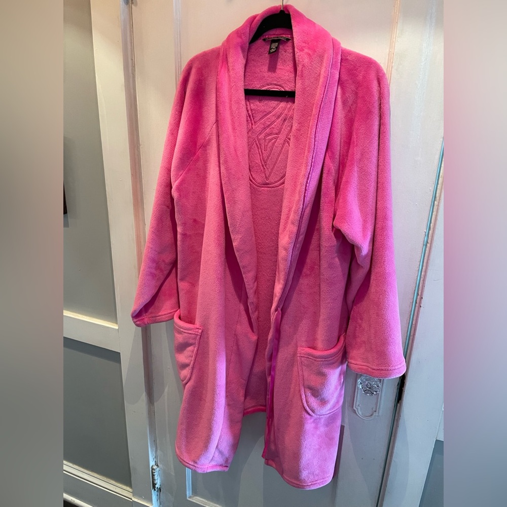 Victoria Secret- Hot Pink Robe M/L